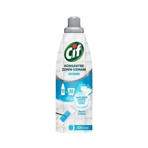CİF YÜZEY JEL ZEMİN KONSANTRE FAYANS 895ML BEYAZ SABUN 1*16