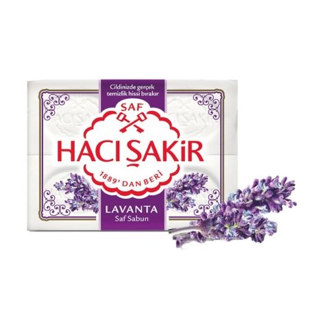 HACI ŞAKİR SABUN 4'LÜ 600G LAVANTA (4*150G) 1*15