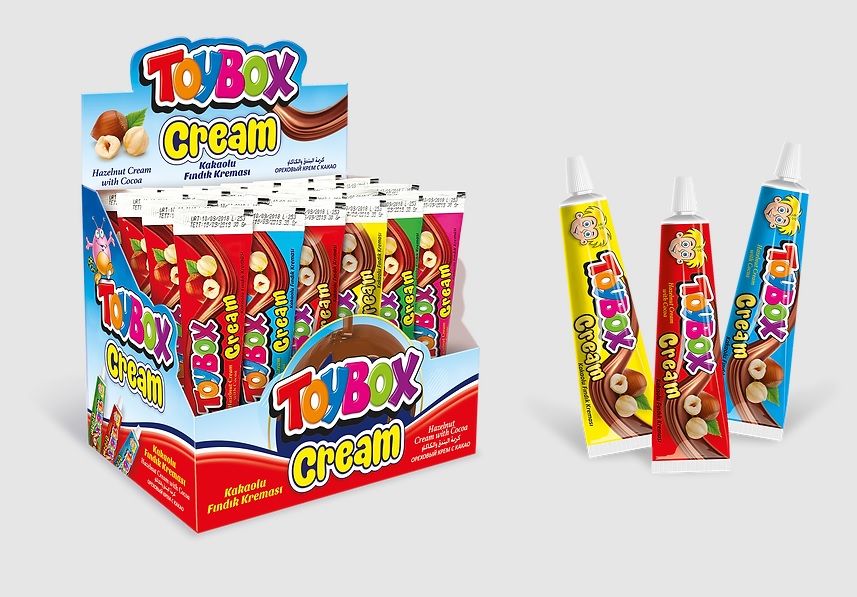 TOYBOX Ç.TÜP KREM ÇİKOLATA 30GR 3715100 1*24
