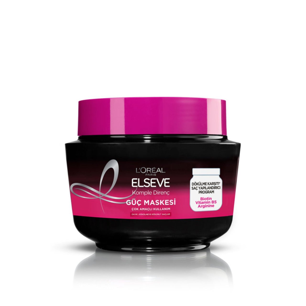 ELSEVE SAÇ MASKESİ KOMPLE DİRENÇ 300ML DÖKÜLME KARŞITI 1*6