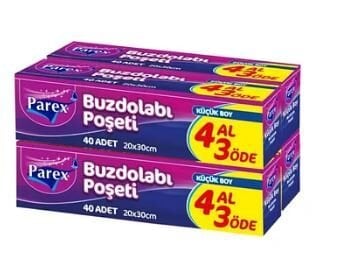 PAREX .BUZD.POŞETİ 4AL 3ÖDE KÜÇÜK BOY 4*40'LI 1*12
