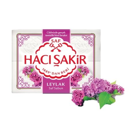 HACI ŞAKİR SABUN 4'LÜ 600G LEYLAK (4*150G) 1*15