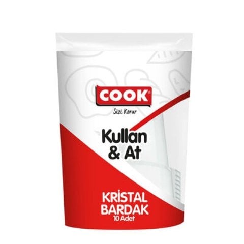 COOK  KRİSTAL BARDAK 10LU 180CC 1*40