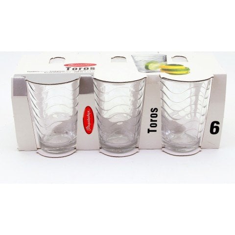 PAŞABAHÇE BARDAK 6LI 52644 TOROS 200CC 1*8