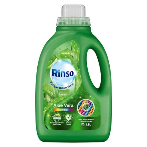 RİNSO M.SIVI 1,5L ALOE VERA RENKLİLER 25 YIKAMA 1*8