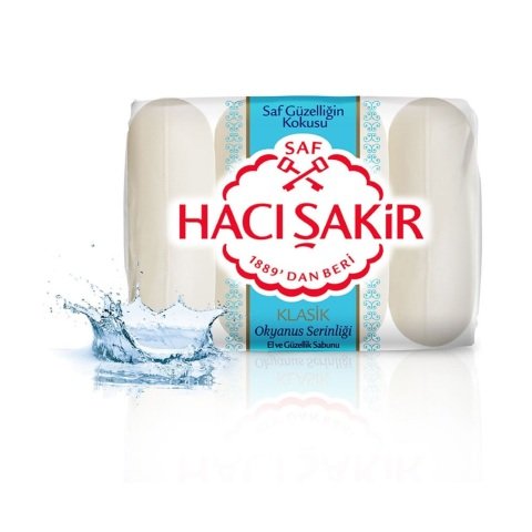 HACI ŞAKİR SABUN GÜZ.4'LÜ KLASİK-OKYANUS SERİNLİĞİ (4*70G) 1*24