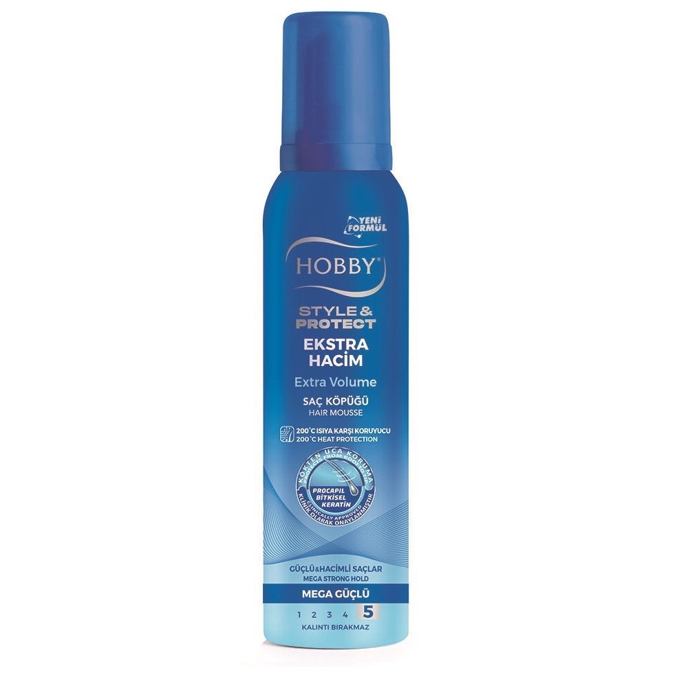 HOBBY SAÇ KÖP.150ML MEGA GÜÇLÜ5 EKSTRA HACİM 1*12