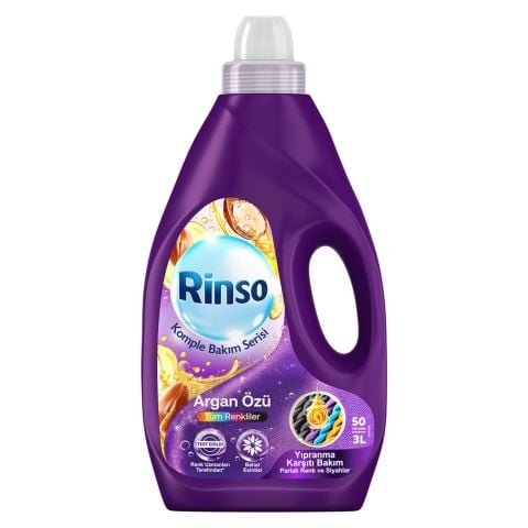 RİNSO M.SIVI 3L ARGAN ÖZÜ TÜM RENKLİLER 50 YIKAMA 1*6