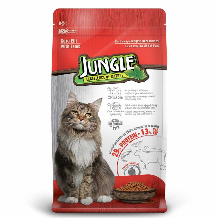 KEDİ M.JUNGLE 500G KUZU ETLİ YETİŞKİN JNGP-020 1*8
