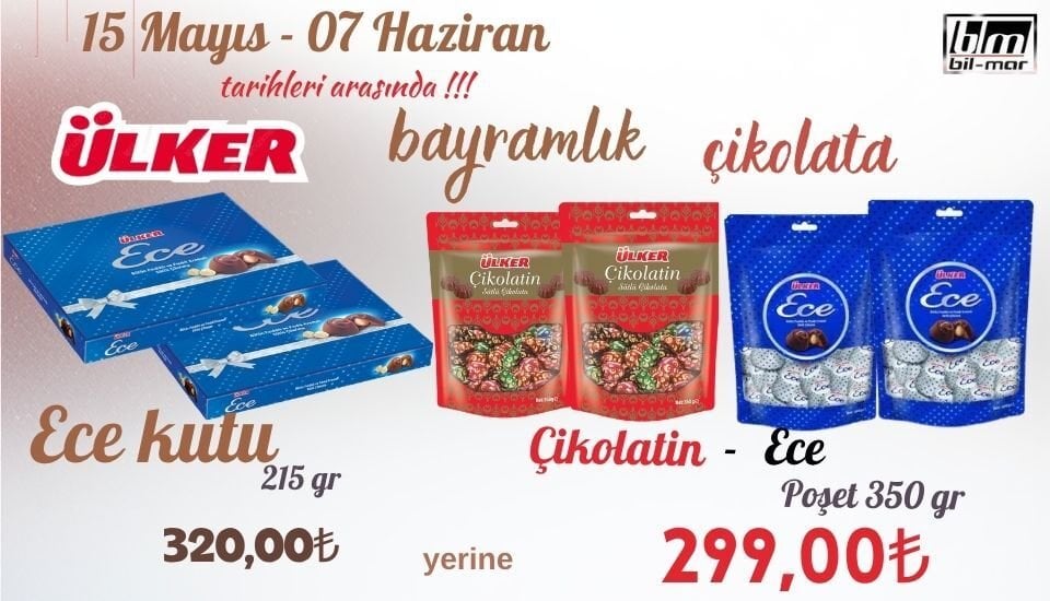 ÜLKER ÇİKOLATA BAYRAMLIK 
