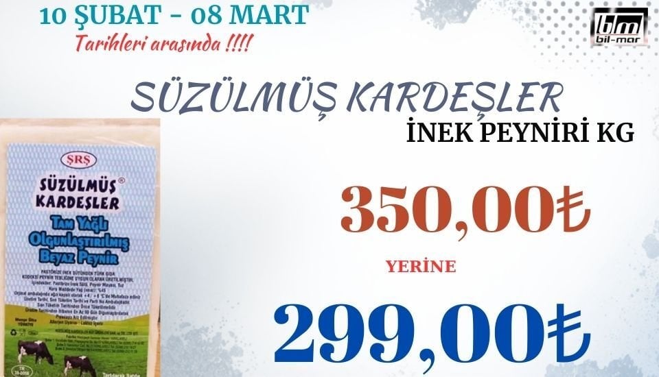 SÜZÜLMÜŞ İNEK PEYNİRİ 