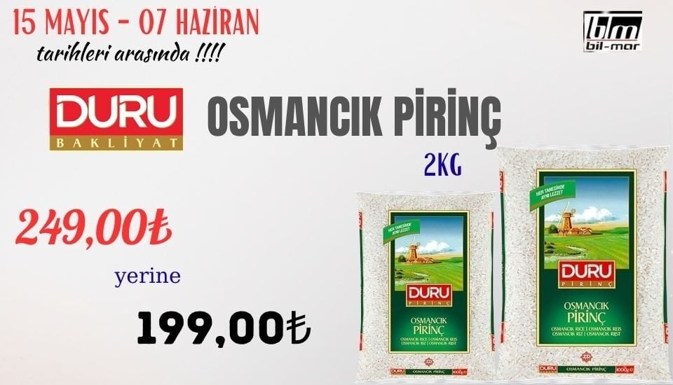 duru osmancık  2kg 